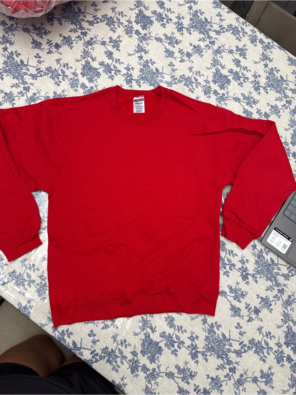 Jerzees Red Crewneck Sweater